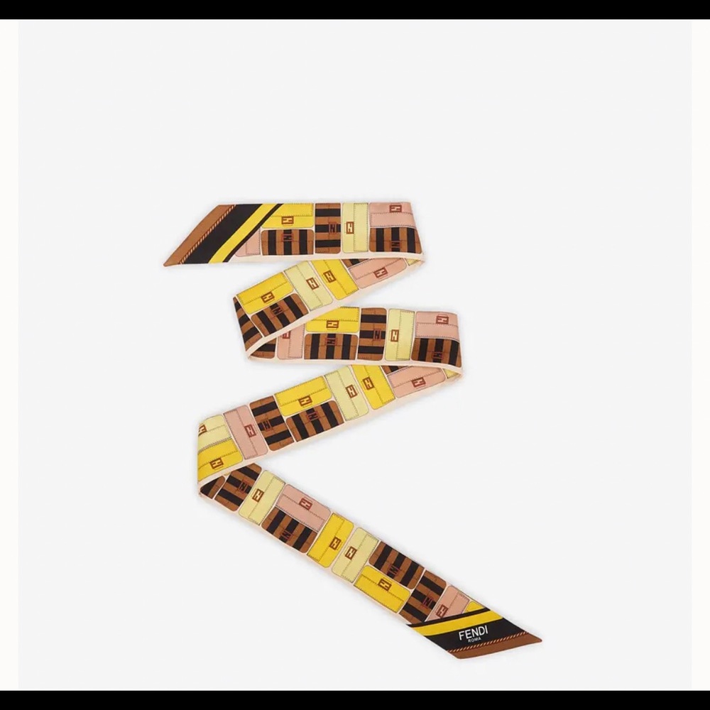 Fendi Silk Bandeau